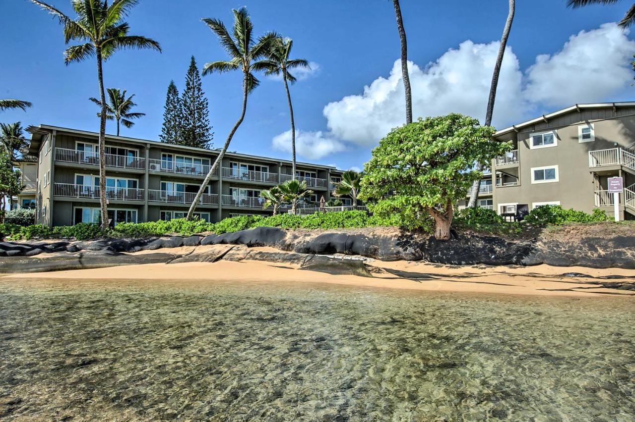 Waipouli Beachfront Condo With Balcony And Ocean Views 卡帕阿 外观 照片