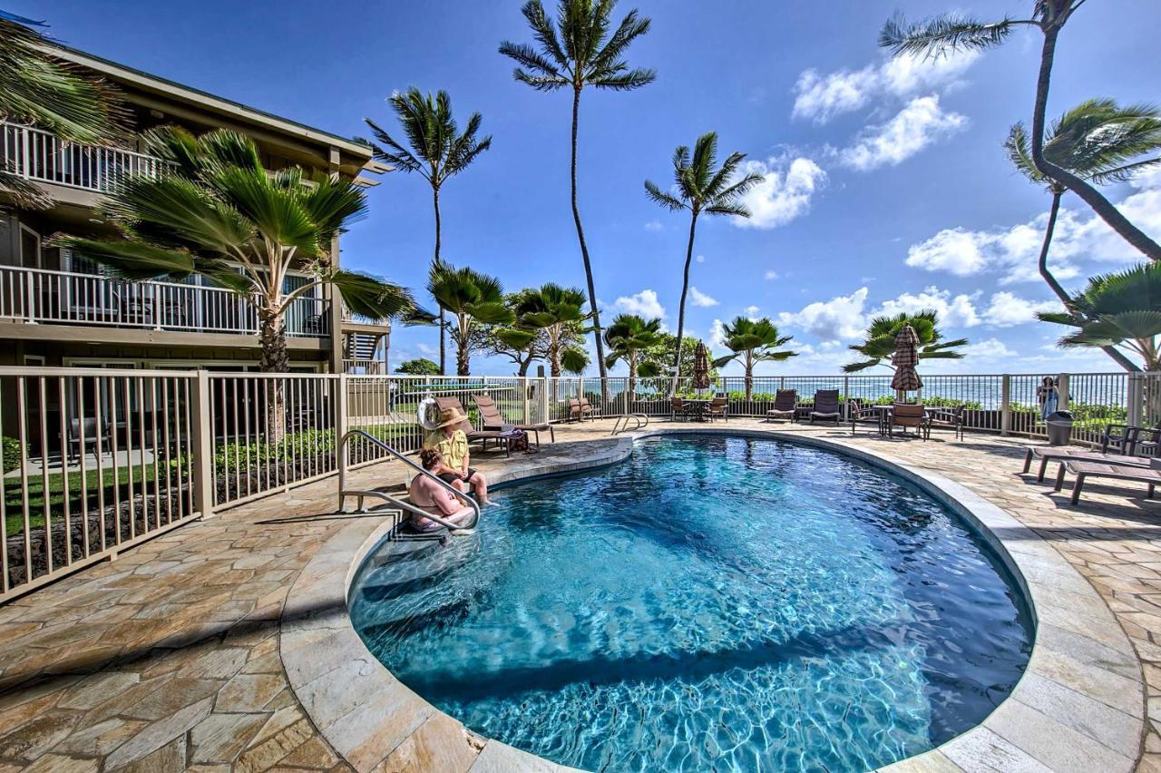 Waipouli Beachfront Condo With Balcony And Ocean Views 卡帕阿 外观 照片