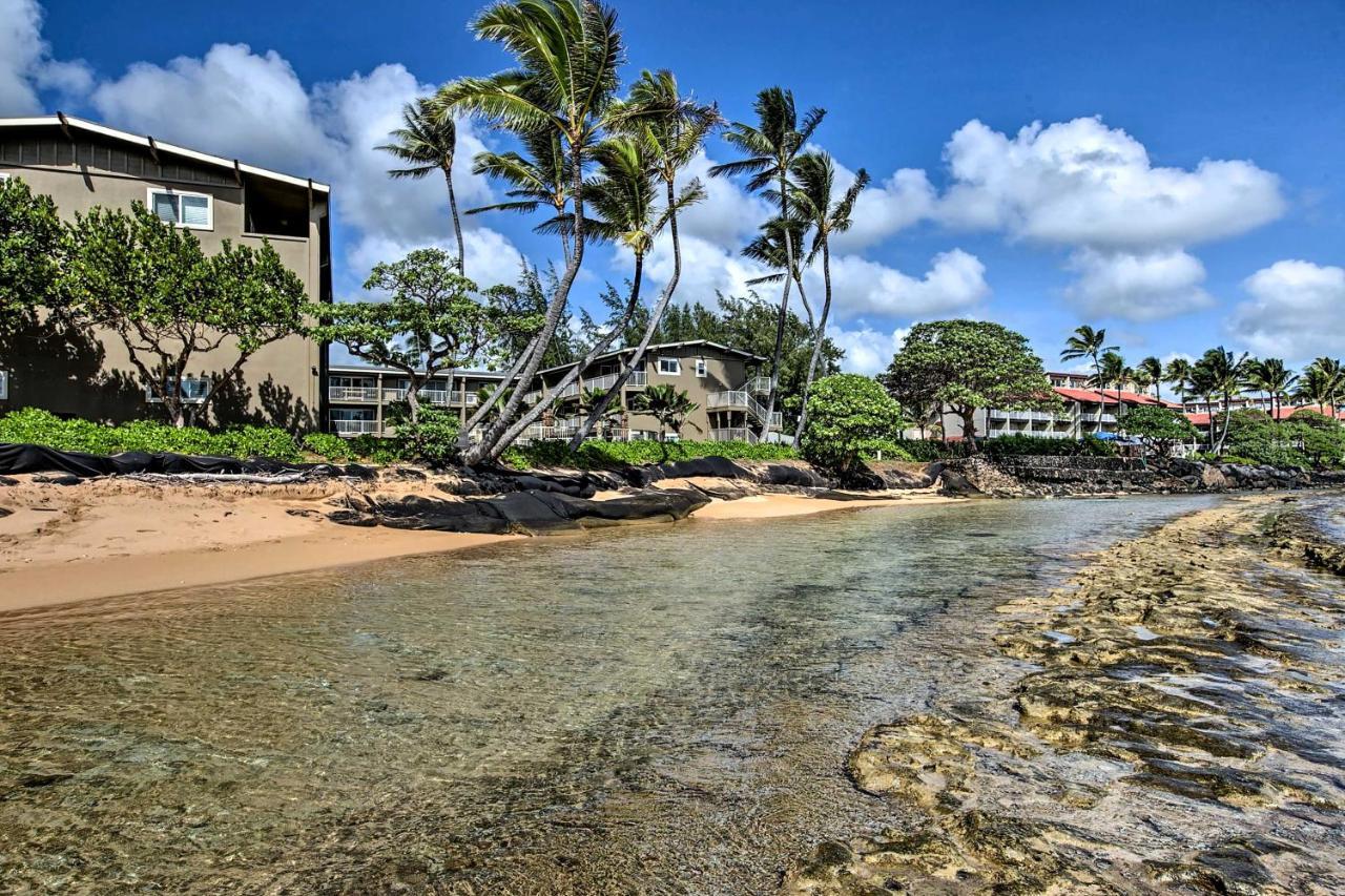 Waipouli Beachfront Condo With Balcony And Ocean Views 卡帕阿 外观 照片