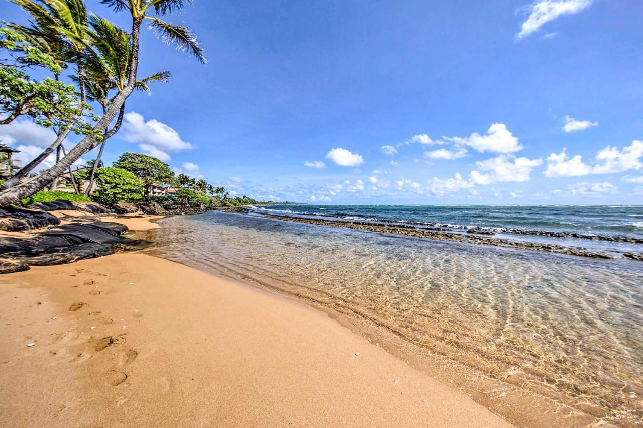 Waipouli Beachfront Condo With Balcony And Ocean Views 卡帕阿 外观 照片