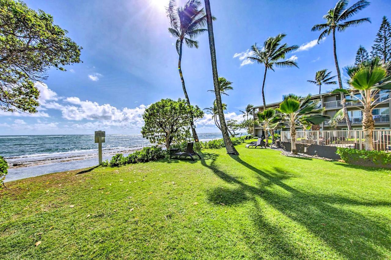 Waipouli Beachfront Condo With Balcony And Ocean Views 卡帕阿 外观 照片