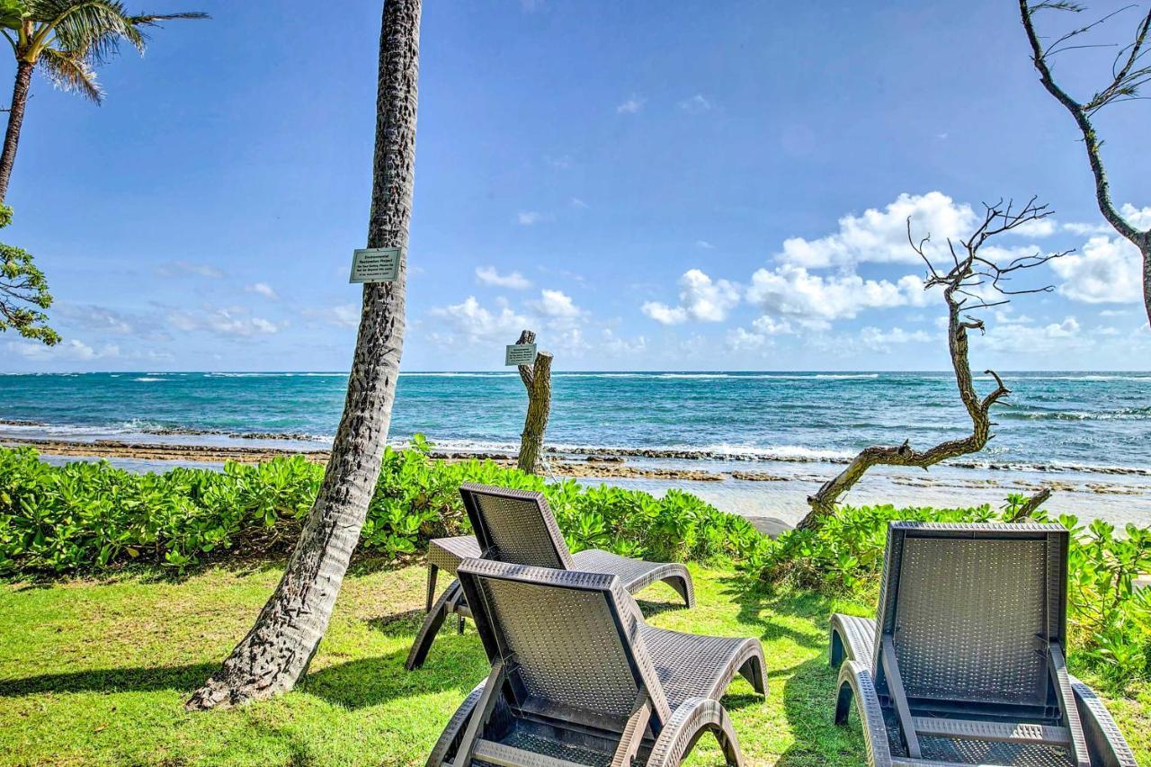 Waipouli Beachfront Condo With Balcony And Ocean Views 卡帕阿 外观 照片