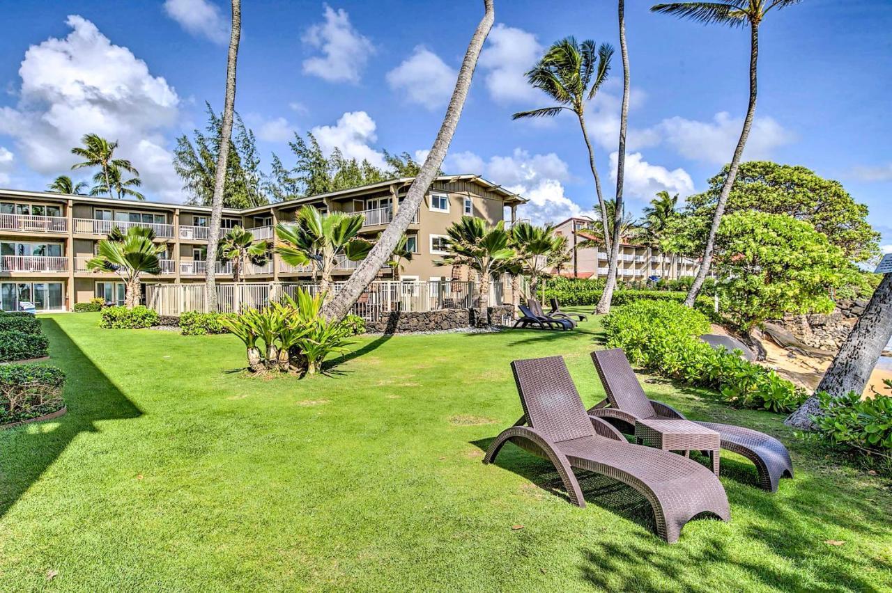 Waipouli Beachfront Condo With Balcony And Ocean Views 卡帕阿 外观 照片